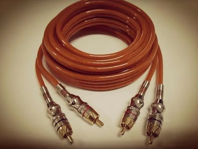 Cabo Rca Kx3 5 Metros Blindado Conector Ouro Profissional Automotivo Carro Som Trio Bob - Foto 4