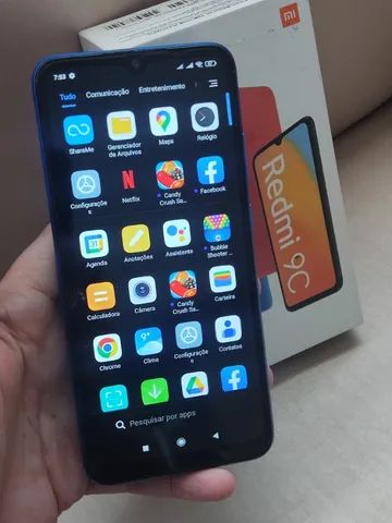 Redmi 9C Xiaomi, na Caixa/Completo! - Entrego / Ac Cartão
