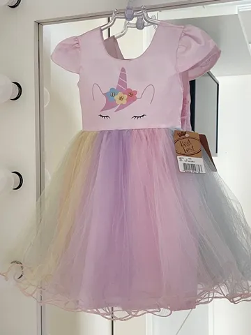 Vestido Infantil Temático Roblox C/tule Luxo Festa + Tiara