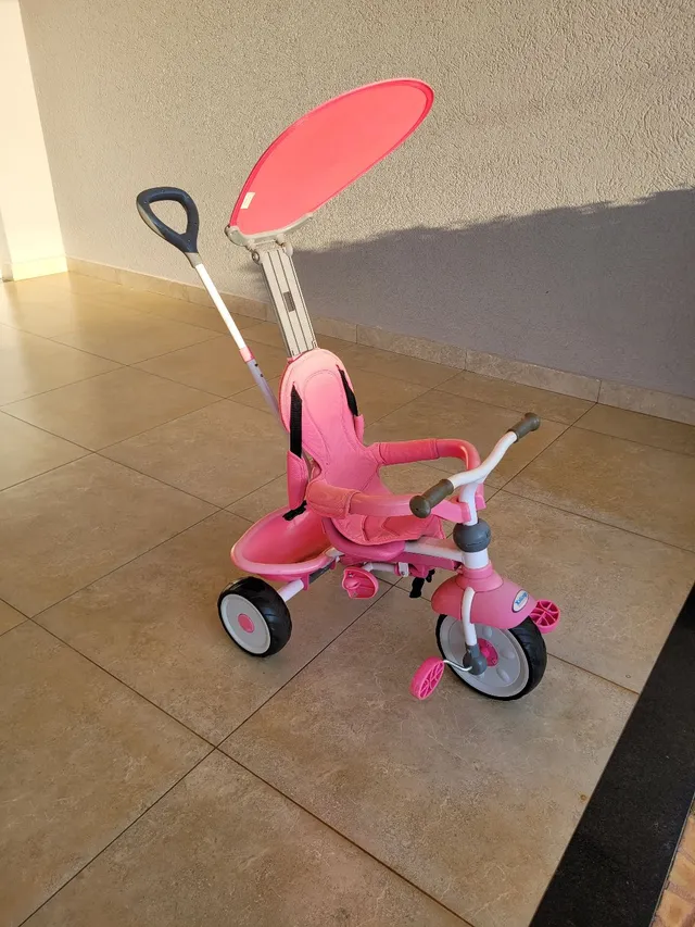 Triciclo Motoca Zootico Passeio E Pedal Infantil