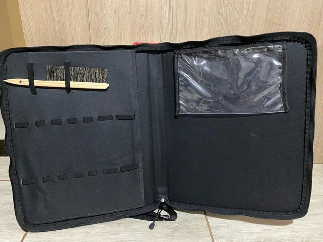 Arquitetura Prancheta trident A3 + pasta portfólio A3 tecido + Régua paralela trident 1m - Foto 5