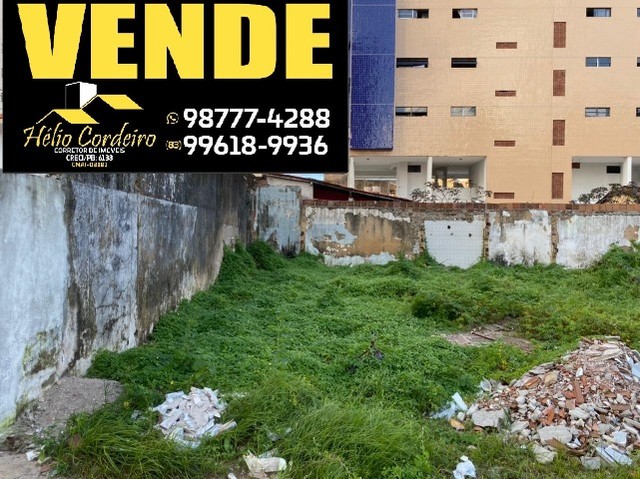 Terreno em Tambaú de esquina com mais de 360m2 e numa ótima localização! (Oportunidade)