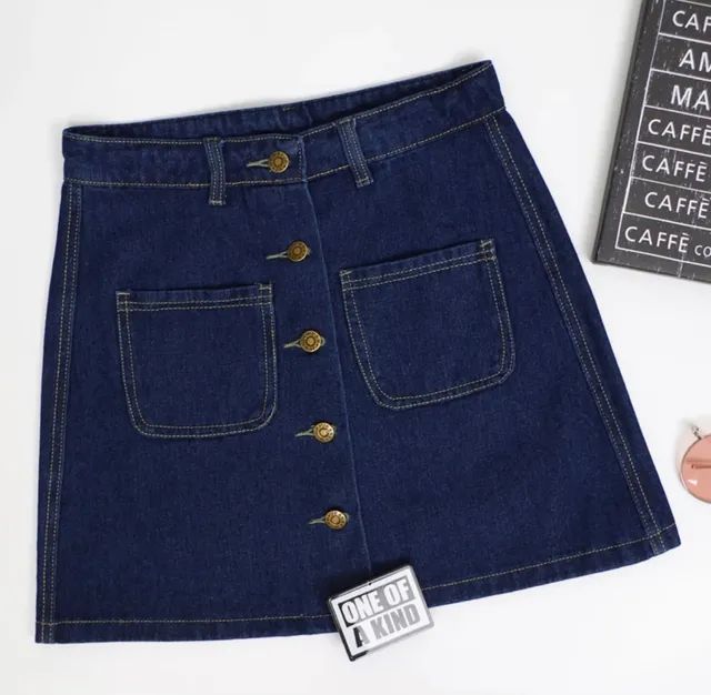 Saia Jeans Estilo A - Foto 2