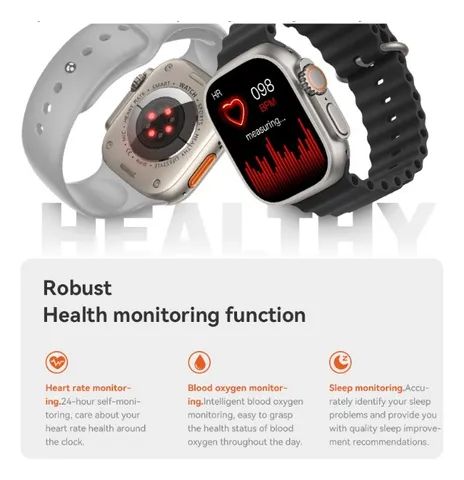 Smartwatch Hw 8 Ultra Mini 41mm P/ Pulso Fino - Cem Tecnologias