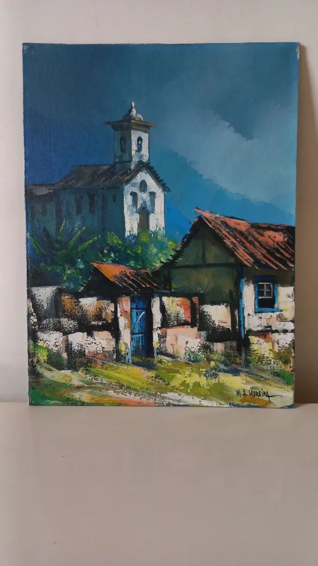Quadro pintura Marco Antônio Moreira 