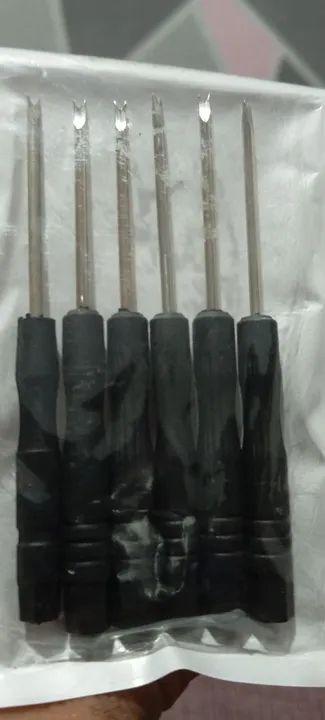 Kit com 6 Ferramentas Garfo Saca Pinos Para Relogios - Foto 2
