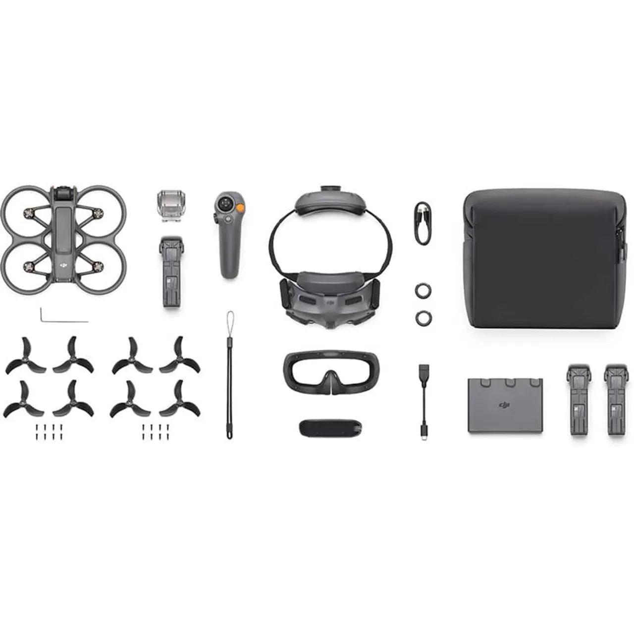 Drone DJI Avata 2 Combo Fly More 12x cartão