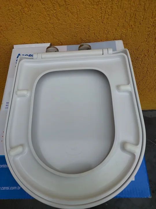 Assento Sanitário CENSI Soft Close - Novo - Foto 3