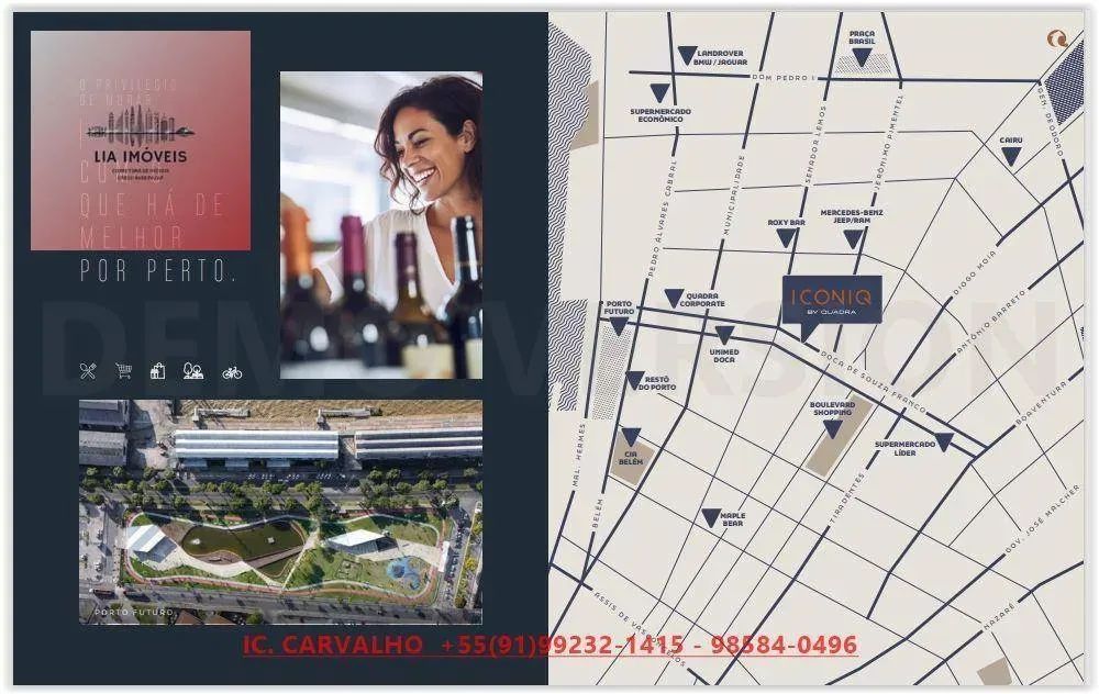 Apartamento no Iconiq By Quadra, 193 m², 3 Suítes, 3 Vagas, Umarizal, Belém-Pará - Foto 4