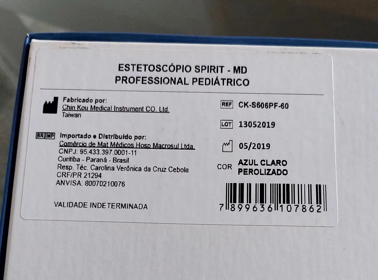 Estetoscópio Profissional Pediátrico NOVO! - Foto 3