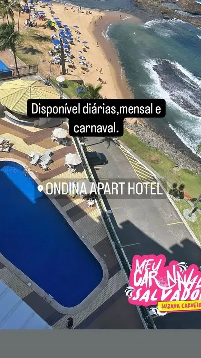 Ondina apart 2/4 ,diárias ,mensal e carnaval