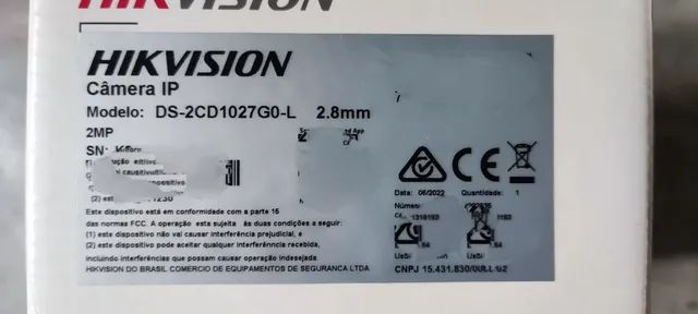 Câmera IP Hikvision ColorVu DS-2CD1027G0-L Infravermelho Colorido Full HD 1080p PoE - Foto 3
