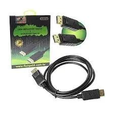 Cabo Displayport Blindado Macho X Macho 1,8m Preto X-CELL - Foto 3