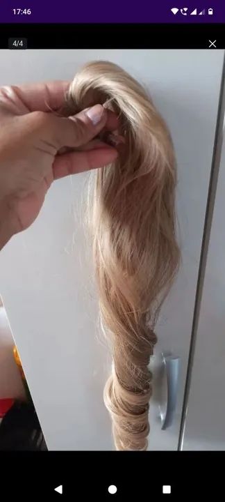 Rabo de cavalo loiro 