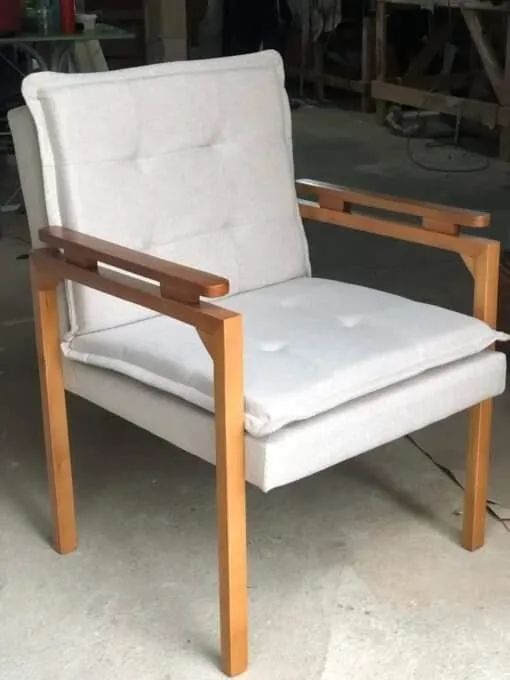 Poltrona Belíssima Linho ou veludo tt E331 - Foto 3