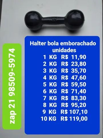 Halteres musculação  - Foto 6