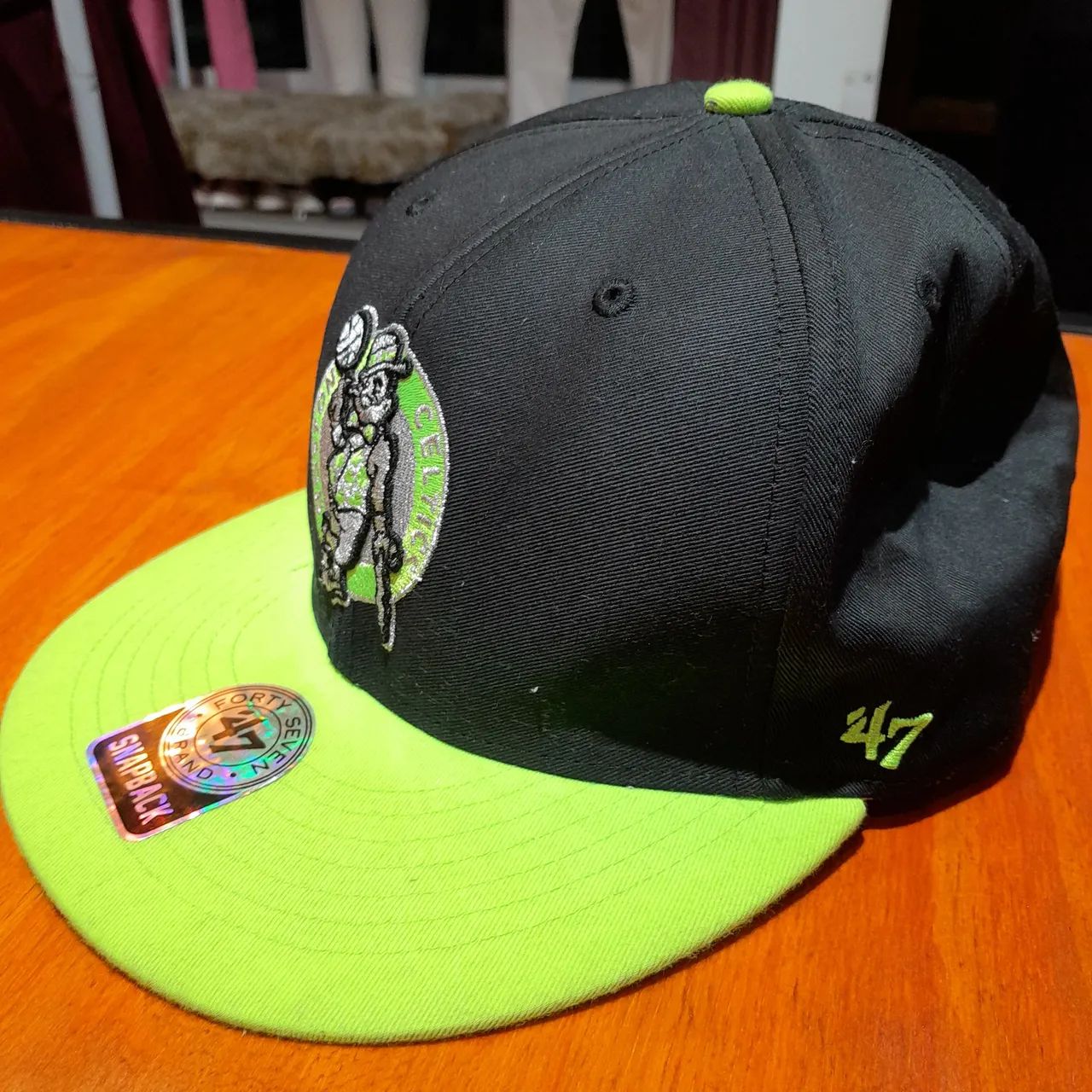 Boné New Era Original Aba Reta Snapback Nba Boston Celtics - Foto 2