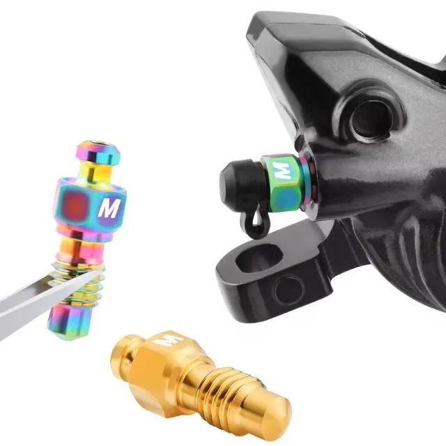  Par parafuso de Titanio Ti - Sangria pinça freio bike shimano - MUQZI
