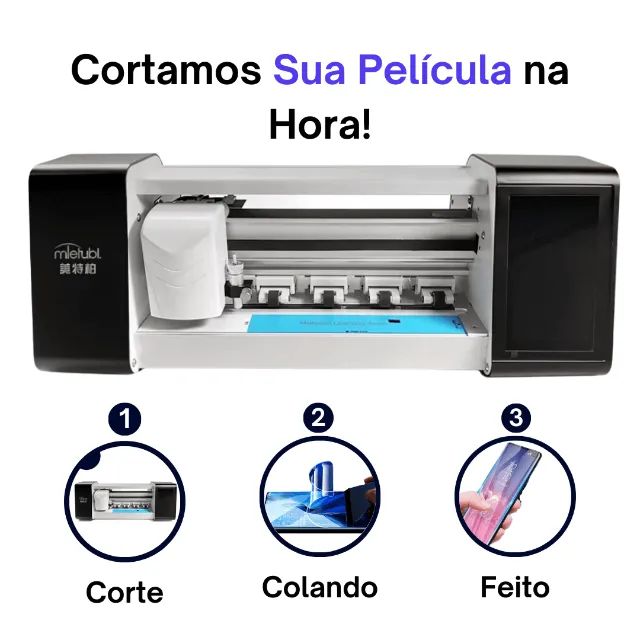 Película de TPU HIDROGEL com cola UV Para Celular - Mietubl cod: 4183 - Foto 2