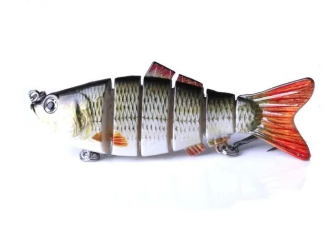 5 - Iscas Articuladas 7 Sessoes Artificial Lambari - 10cm 15,2gr 