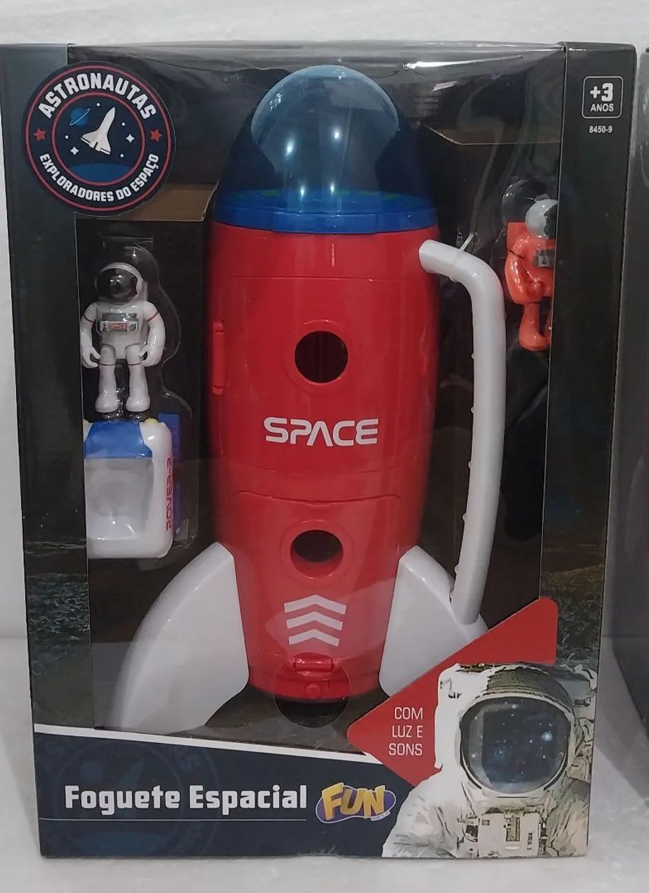 Foguete espacial Fun lacrado.