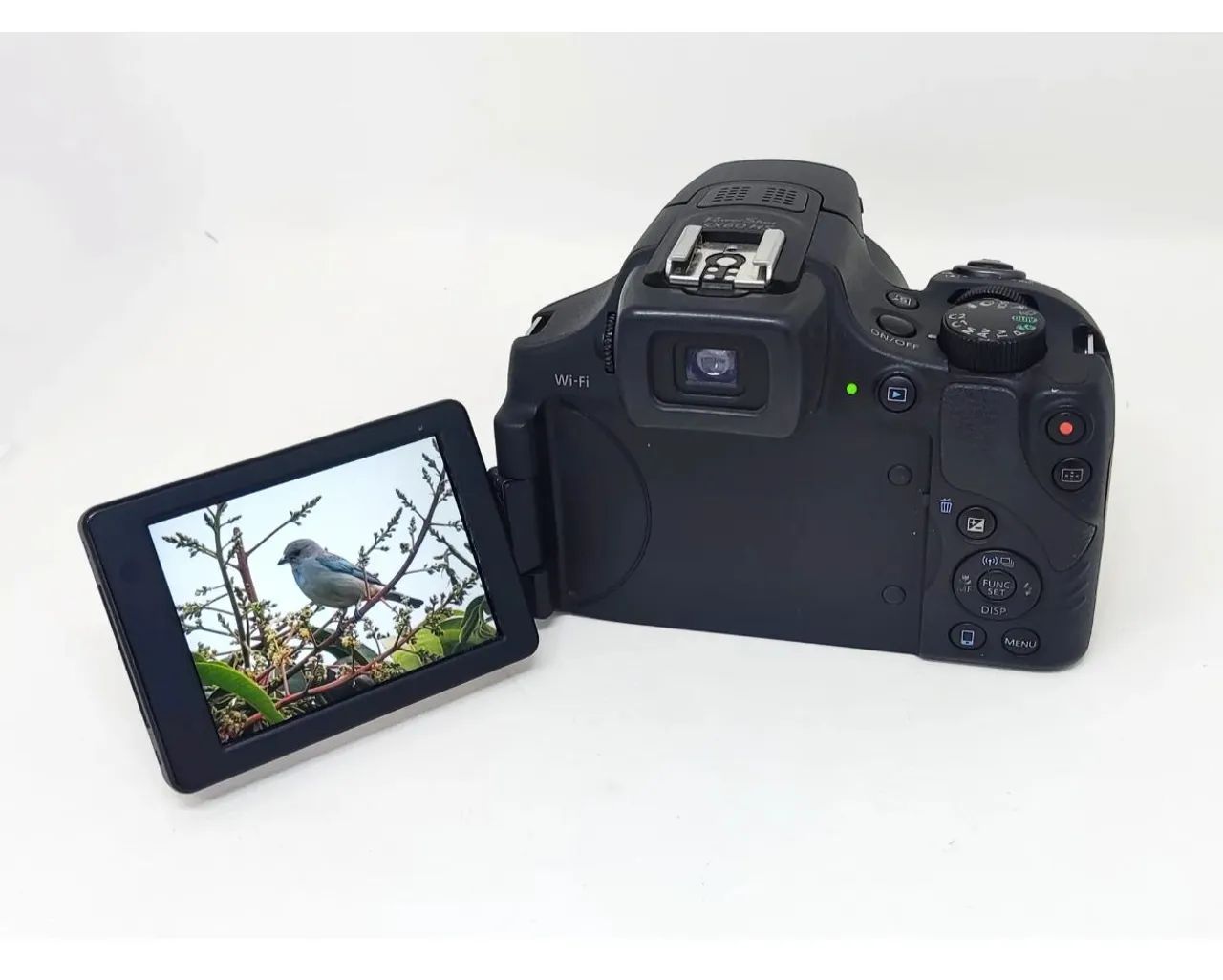 Câmera SX60 HS Zoom 65x Wi-Fi + Bolsa Acolchoada - Foto 5