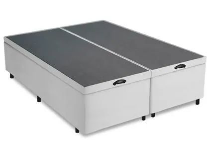 Base Cama Box Queen com Baú 38x158x198cm - Foto 2
