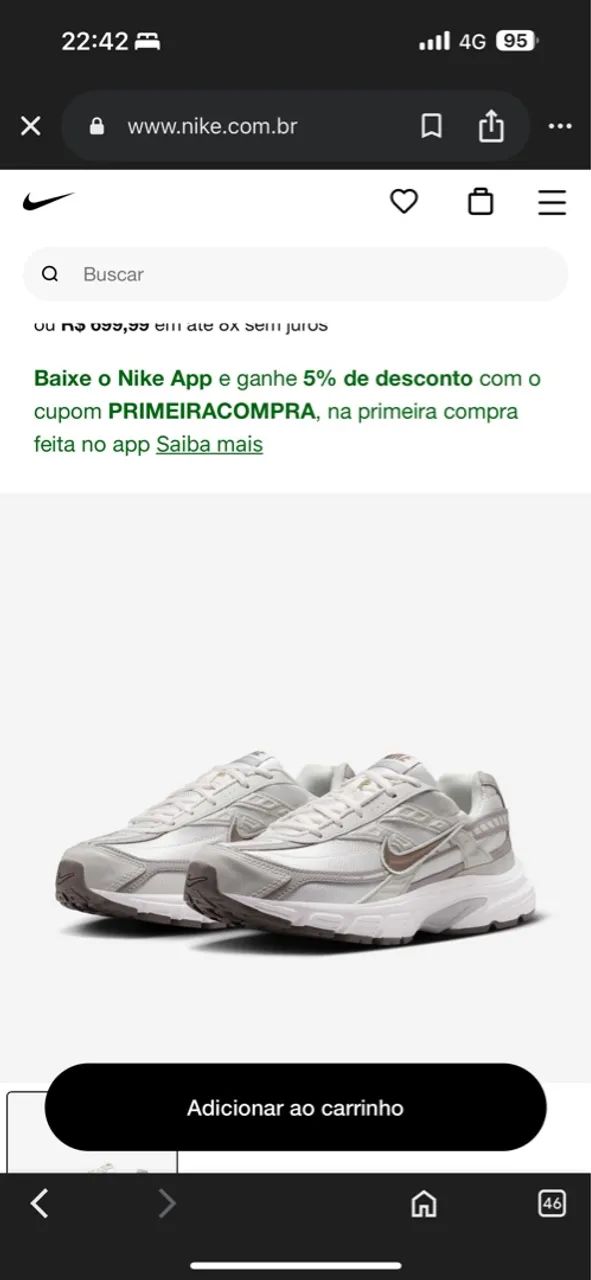 Centauro Desconto Nike Store Nike Desconto Primeira Compra Cupom