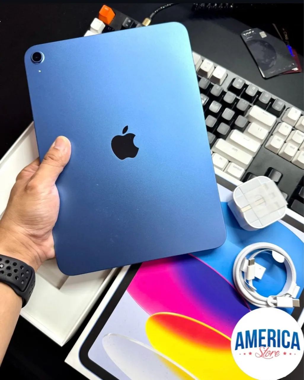 iPad 11 128g Wifi Azul ( Promoção dia dos Pais )