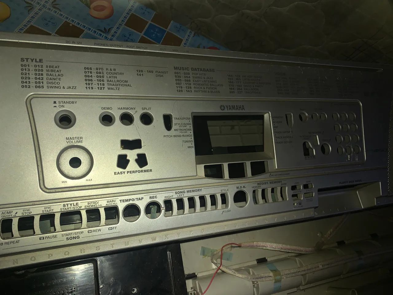 Carcaca teclado  Yamaha  psr 450 - Foto 4