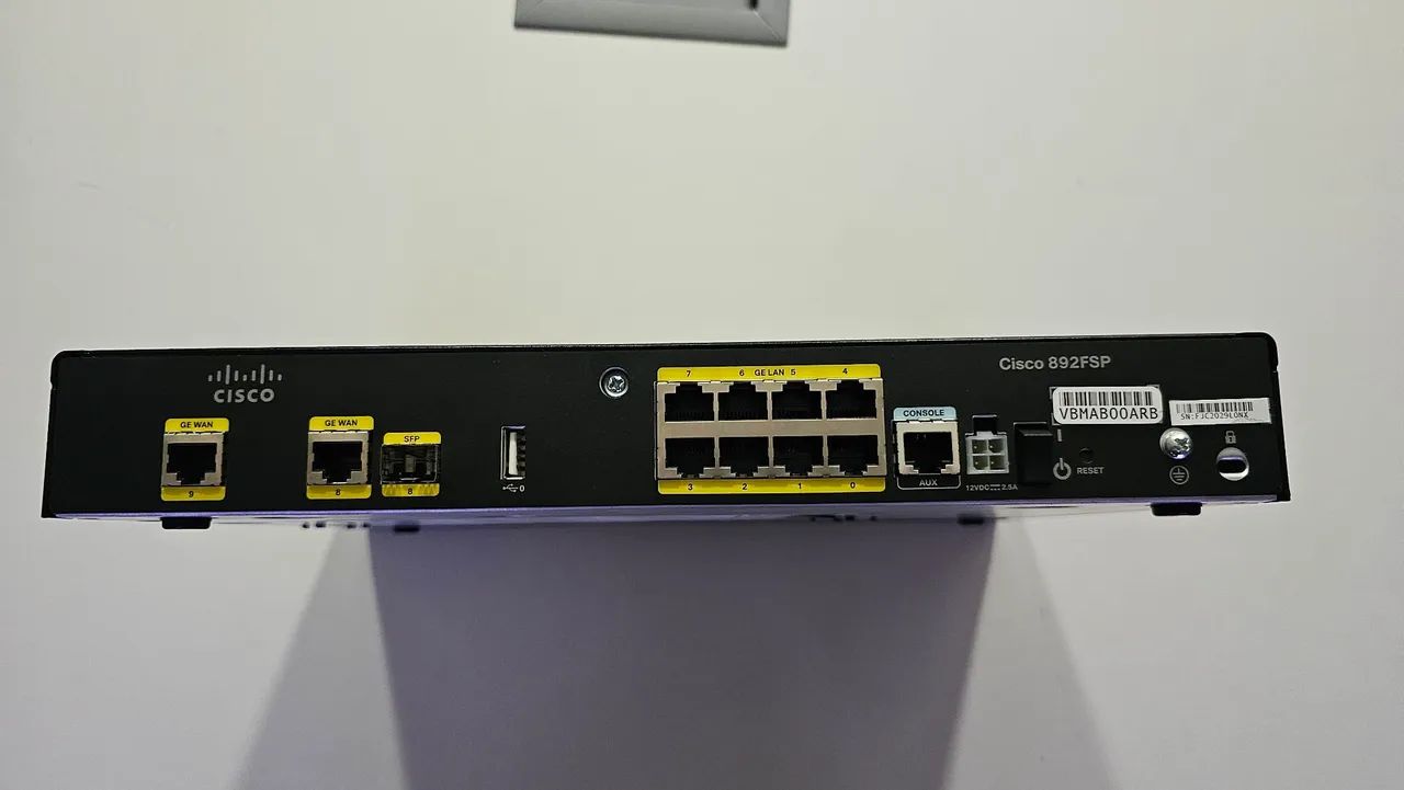 Roteador CISCO 892FSP<br>Cód:<br>892FSP - Foto 3