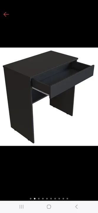 Mesa de Escritório Moderna com Prateleira - Foto 3