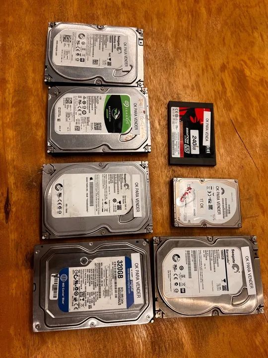 HDs para venda - Diversas marcas e tamanhos