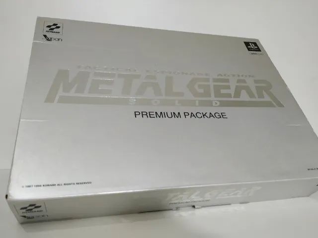 Jogo PS1 PSX Metal Gerar Solid Premium Package Raríssimo Completo
