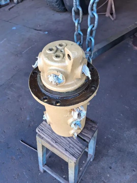 Distribuidor rotativo, junta giratória da Escavadeira Fiat Allis S90 e FE105 - Foto 3