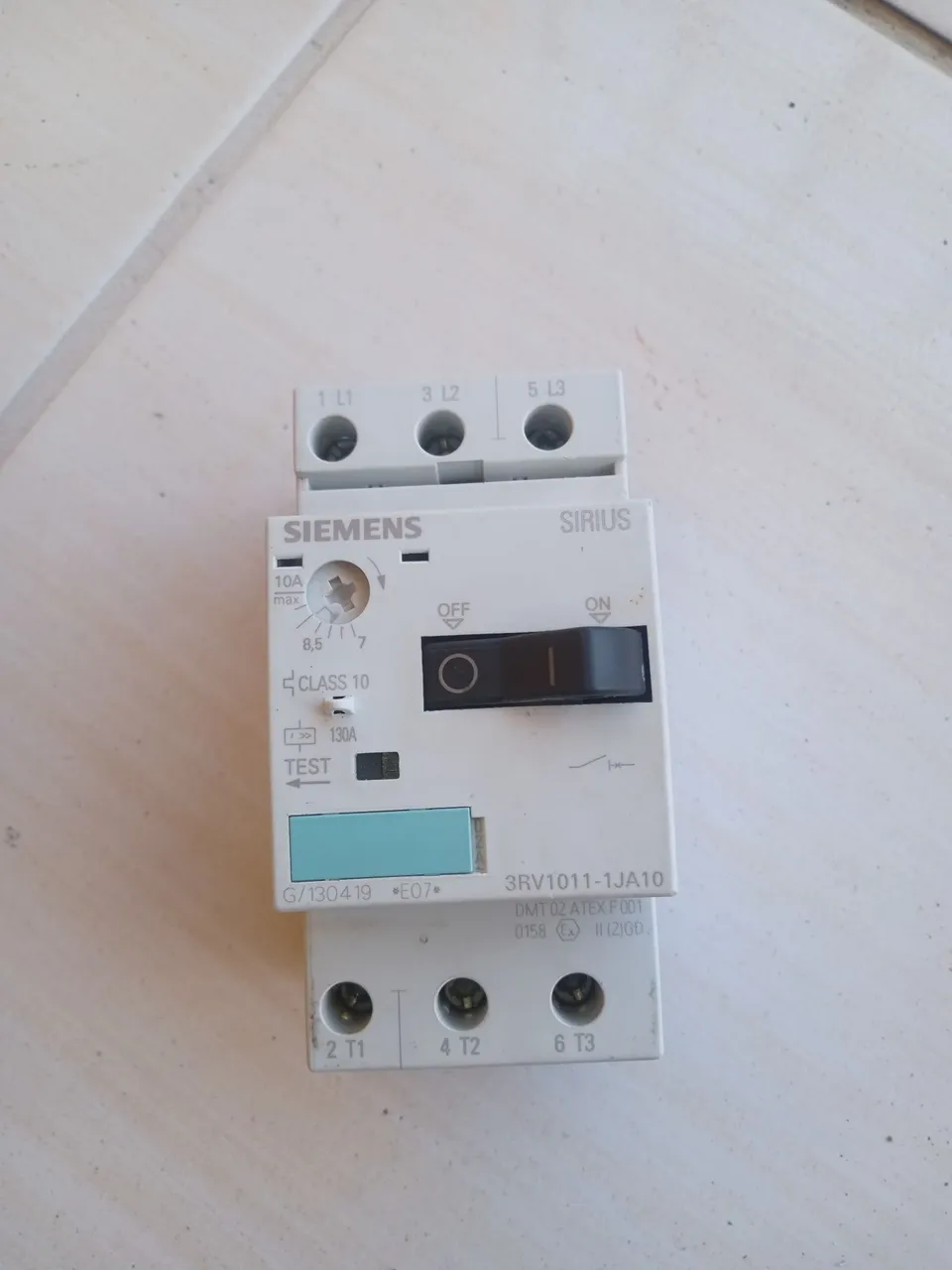 Disjuntor Motor Siemens Sirius ajustável 7 a 10A