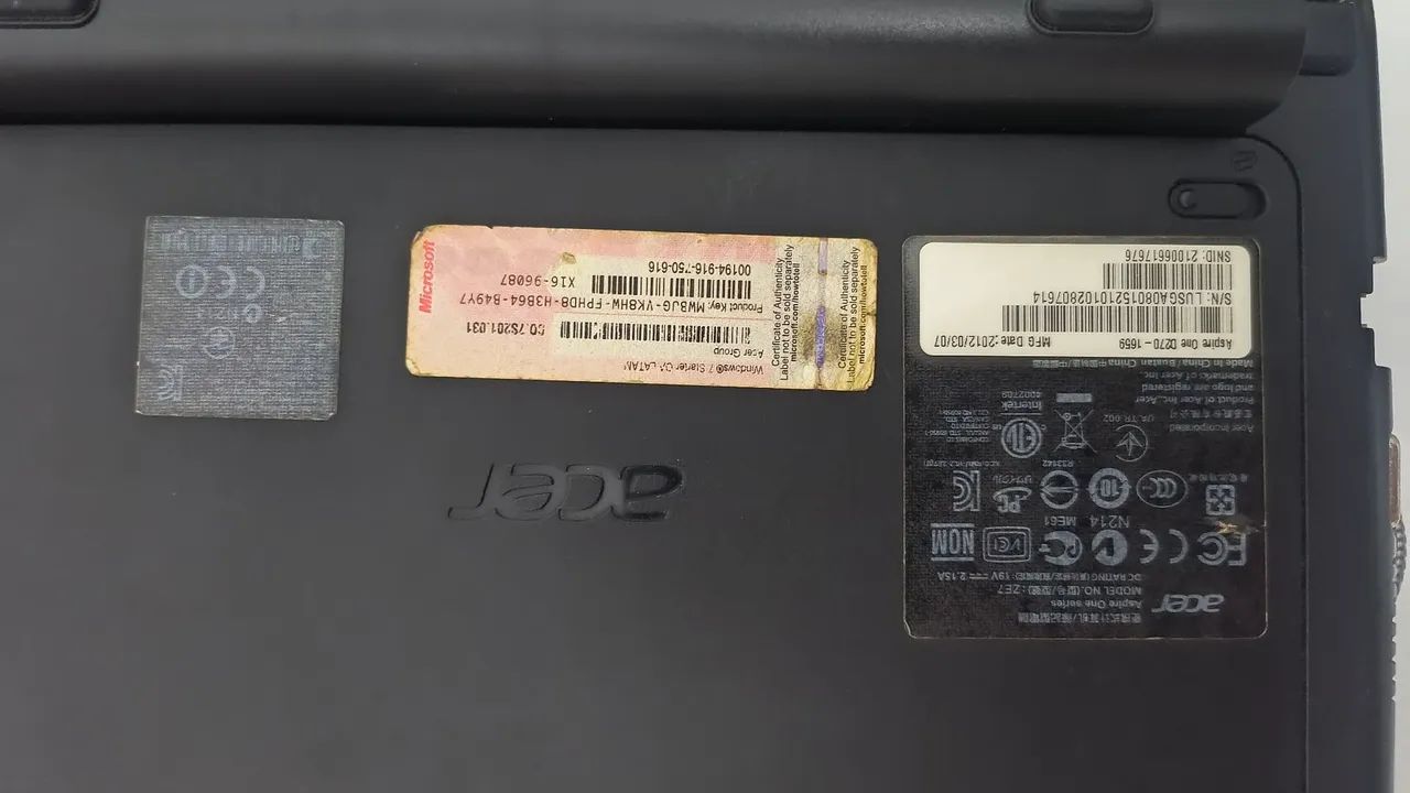 Asus Aspire Notebook for Parts64308008543617121