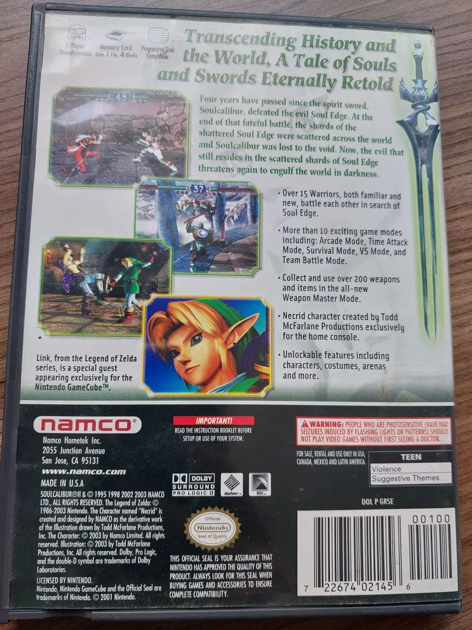 Soul Calibur 2 Gamecube  - Foto 2