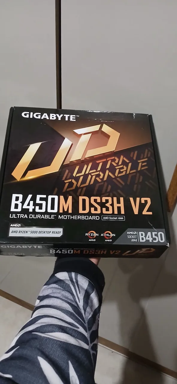 Placa Mãe Gigabyte B450M DS3H V2