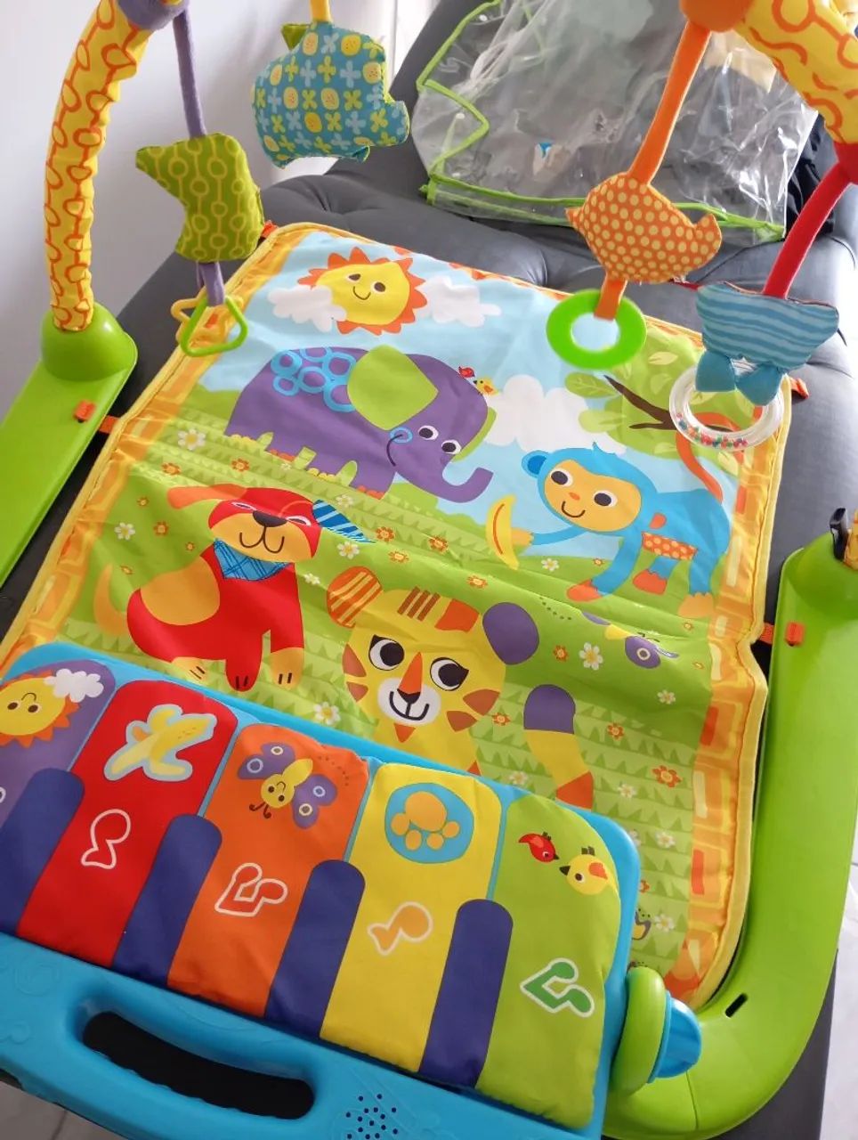 Tapete Ginásio Atividades Bebe com Piano  - Foto 4