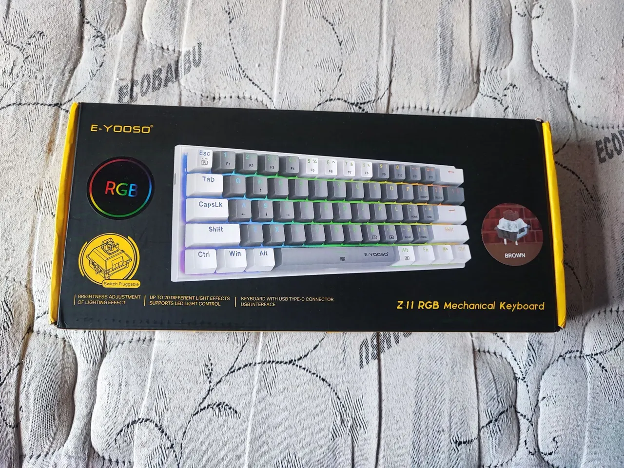 Teclado Mecânico RGB Z-11 E-YOOSO novo na caixa