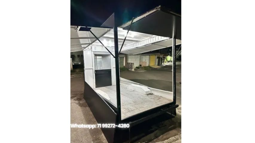 Food Truck Trailer Dois Eixos (Treiler de ACM que pode ser Adesivado)  - Foto 5