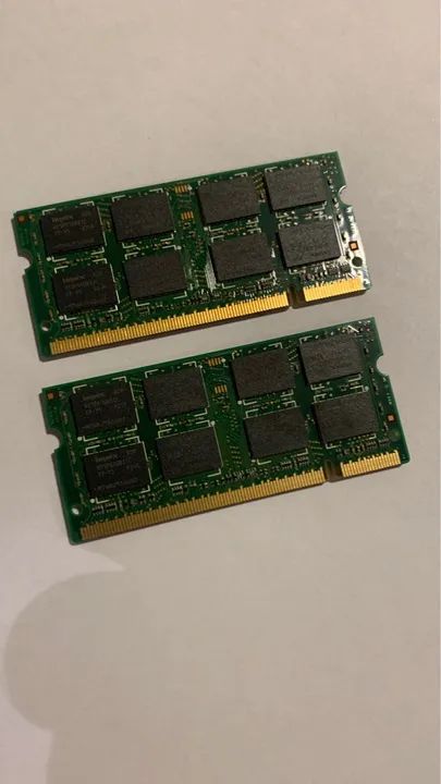 Memória RAM DDR2 2x 2gb