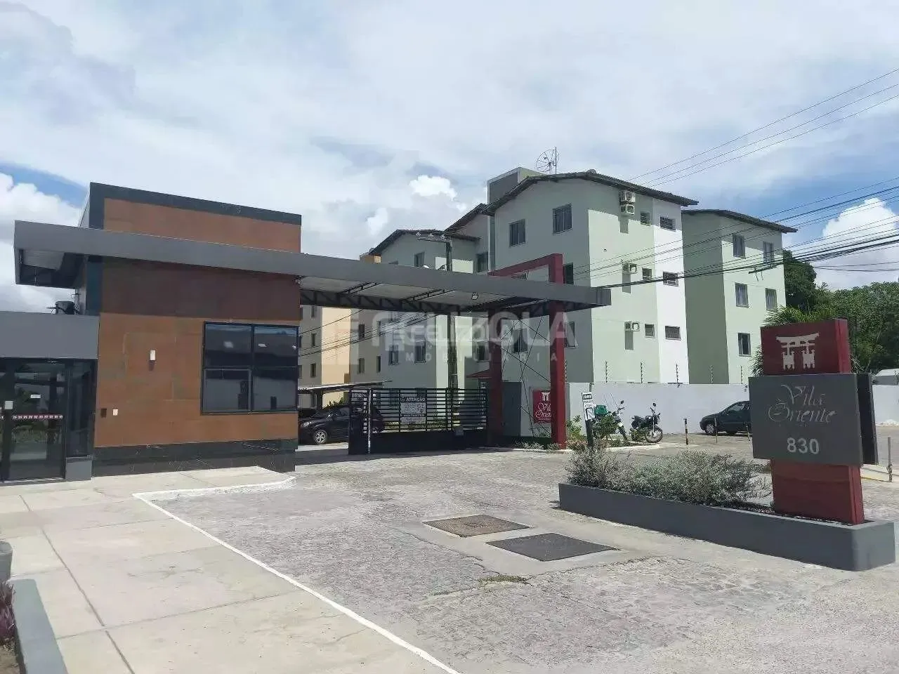 Apartamento para aluguel - 2 quartos, sala, wc social, cozinha, área de serviço, 1 vaga de