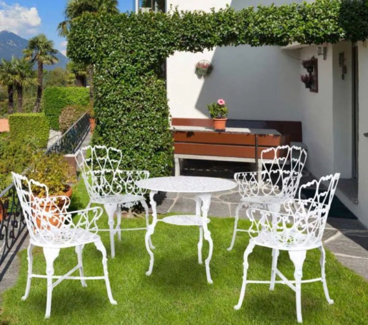 Conjunto de Jardim/terraço/varanda em alumínio fundido 