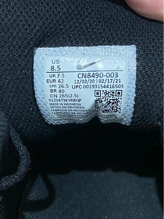 Nike Air Max 90 Triple Black Size 40 - Foto 3