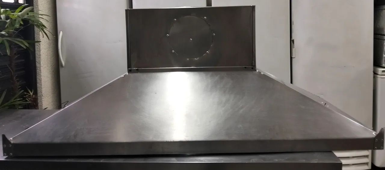 COIFA DE INOX INDUSTRIAL 