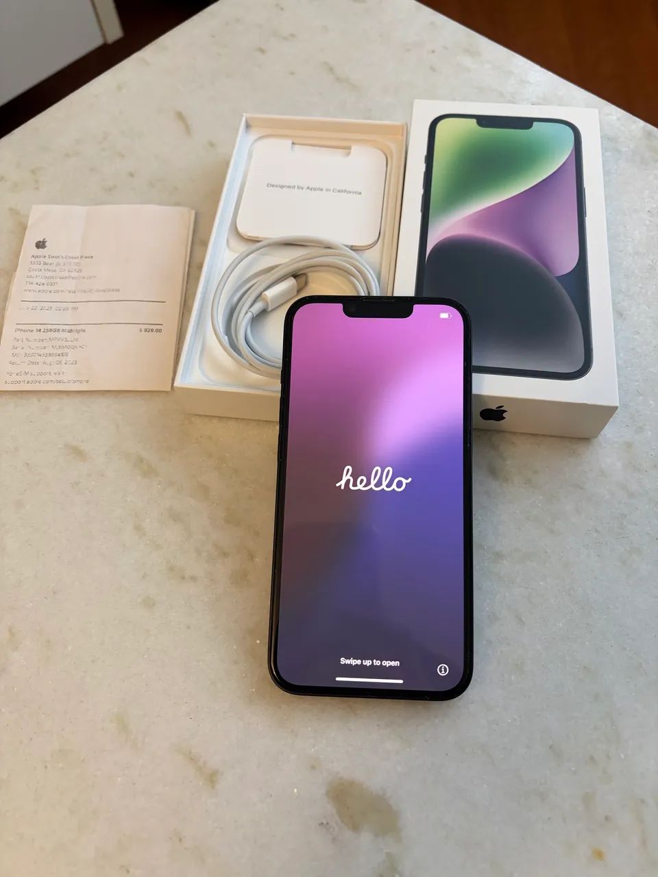 iPhone 14 preto 256gb em perfeito estado - Celulares e Smartphones