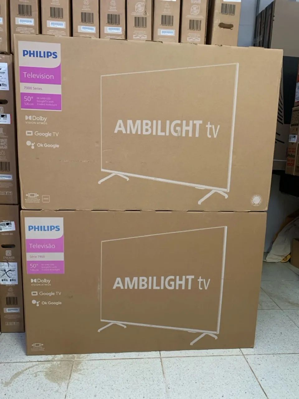 TV Philips 50 polegadas Ambilight