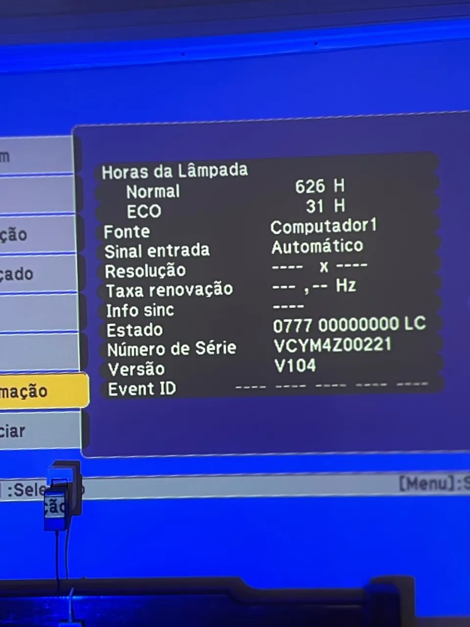 Projetor Epson powerlite S17 vendo ou troco.  - Foto 3